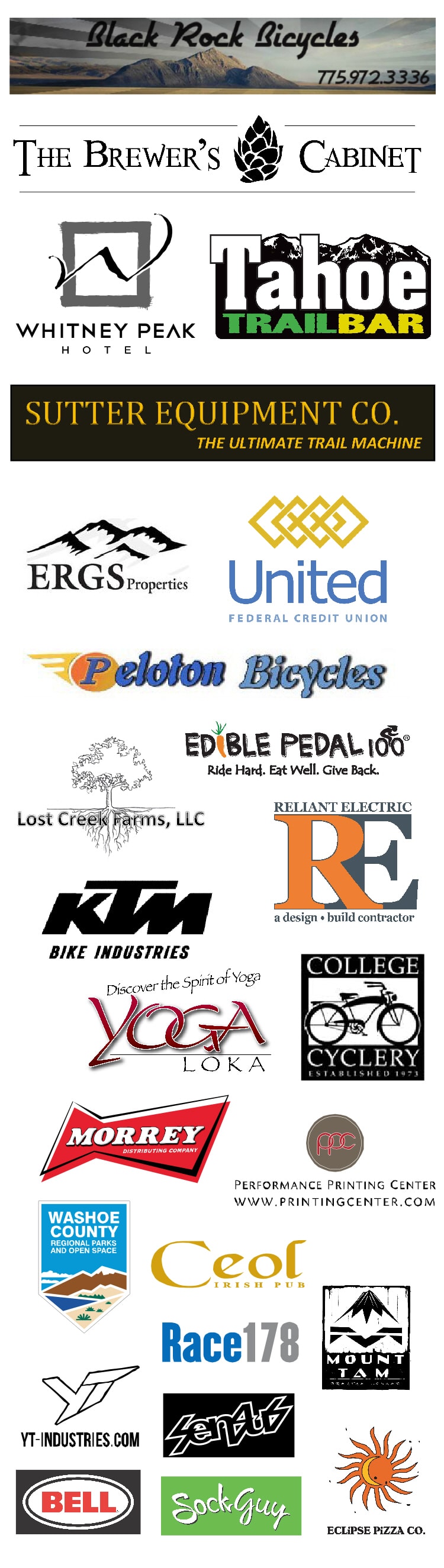 Event sponsors